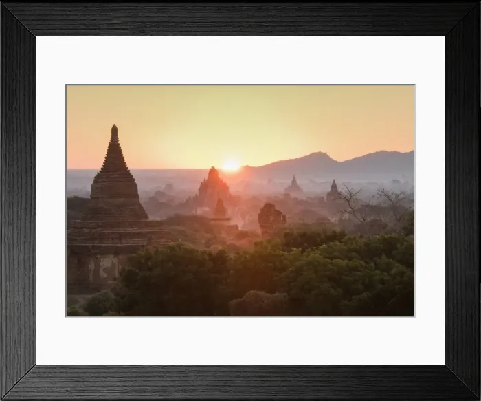 Framed Print : Temples of Bagan (Pagan), Myanmar (Burma), Asia Framed Print : Temples of Bagan (Pagan), Myanmar (Burma), Asia