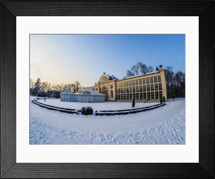 Framed Print : Royal Baths Park, New Orangery, Warsaw, Masovian Voivodeship, Poland, Europe