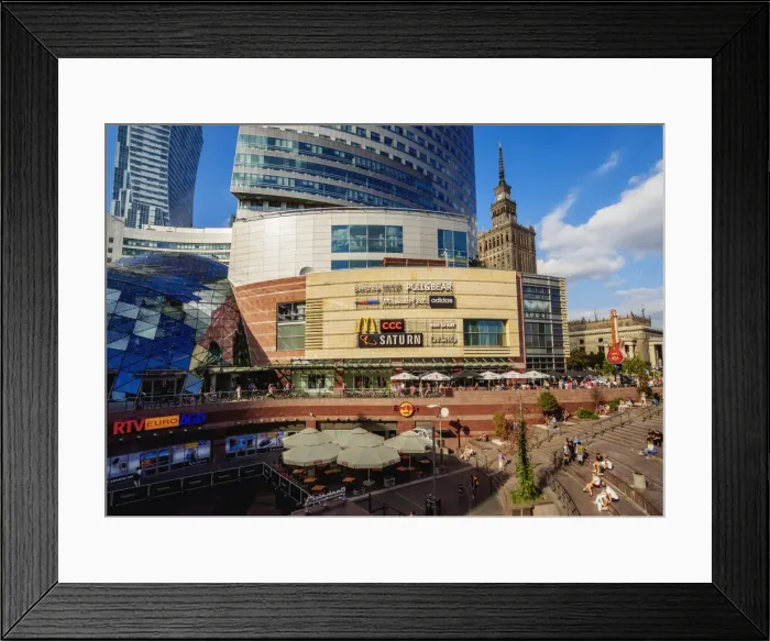 Framed Print : Golden Terraces Shopping Mall, City Center, Warsaw, Masovian Voivodeship, Poland, Europe Framed Print : Golden Terraces Shopping Mall, City Center, Warsaw, Masovian Voivodeship, Poland, Europe