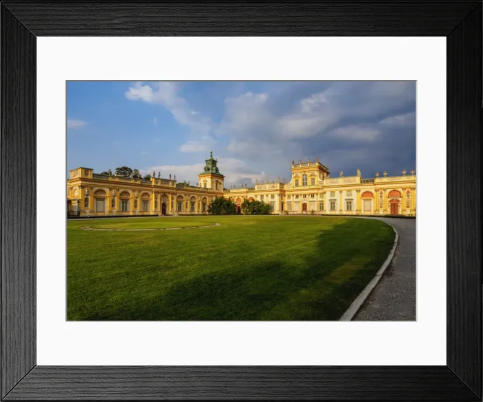 Framed Print : Wilanow Palace, Warsaw, Masovian Voivodeship, Poland, Europe