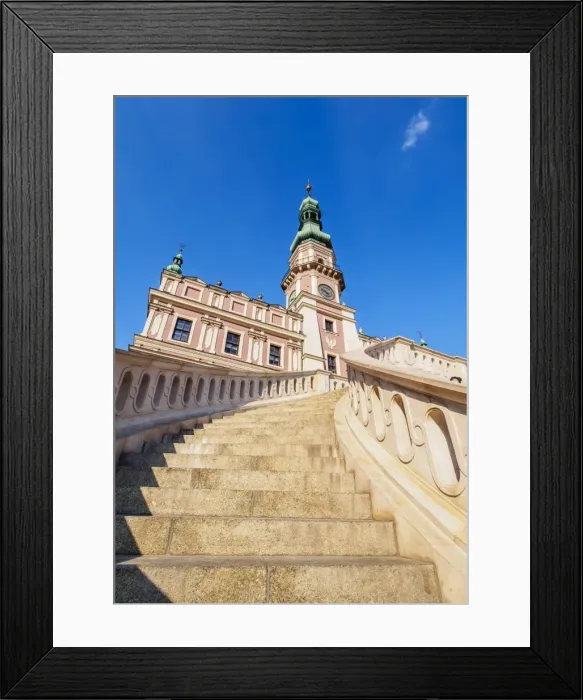 Framed Print : City Hall, Old Town, UNESCO World Heritage Site, Zamosc, Lublin Voivodeship, Poland Framed Print : City Hall, Old Town, UNESCO World Heritage Site, Zamosc, Lublin Voivodeship, Poland