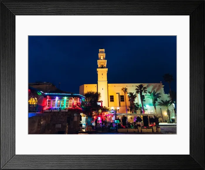 Framed Print : Jaffa at night, Israel, Middle East Framed Print : Jaffa at night, Israel, Middle East