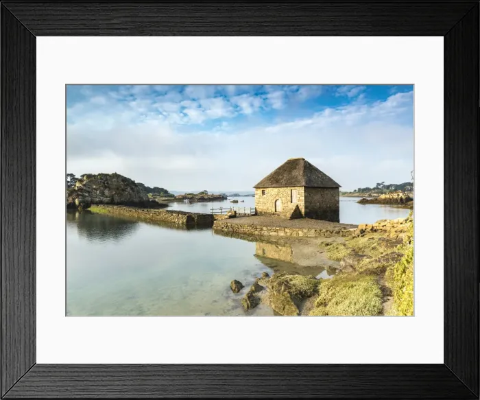 Framed Print : Tide mill on Brehat island, Cotes-d Armor, Brittany, France, Europe Framed Print : Tide mill on Brehat island, Cotes-d Armor, Brittany, France, Europe
