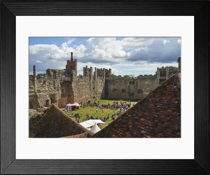 Framed Print : Pageantry festival at Framlingham Castle, Framlingham, Suffolk, England, United Kingdom Framed Print : Pageantry festival at Framlingham Castle, Framlingham, Suffolk, England, United Kingdom
