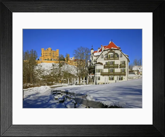Framed Print : Hohenschwangau Castle near Schwangau, Allgau, Bavaria, Germany, Europe Framed Print : Hohenschwangau Castle near Schwangau, Allgau, Bavaria, Germany, Europe