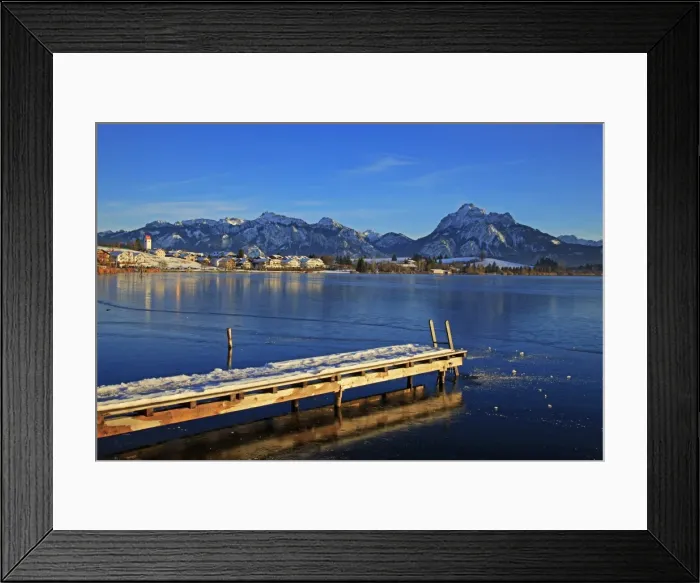 Framed Print : Lake Hopfensee, Hopfen am See, Allgau, Bavaria, Germany, Europe Framed Print : Lake Hopfensee, Hopfen am See, Allgau, Bavaria, Germany, Europe