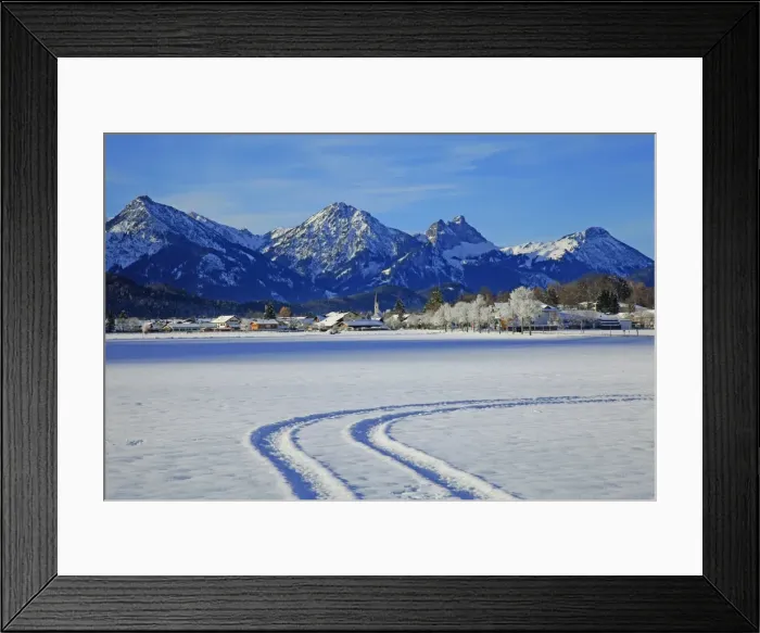 Framed Print : Schwangau and Tannheimer Alps, Allgau, Bavaria, Germany, Europe Framed Print : Schwangau and Tannheimer Alps, Allgau, Bavaria, Germany, Europe
