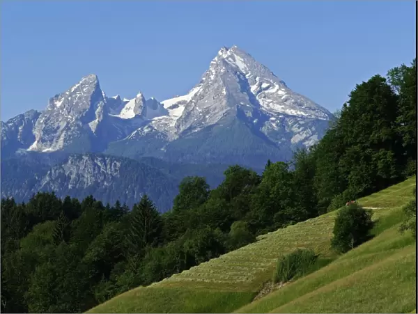Watzmann Mountain, 2713m, Berchtesgaden, Upper Bavaria, Bavaria, Germany, Europe