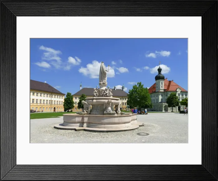 Framed Print : Kapellplatz Square with Town Hall, Altoetting, Upper Bavaria, Bavaria, Germany, Europe Framed Print : Kapellplatz Square with Town Hall, Altoetting, Upper Bavaria, Bavaria, Germany, Europe