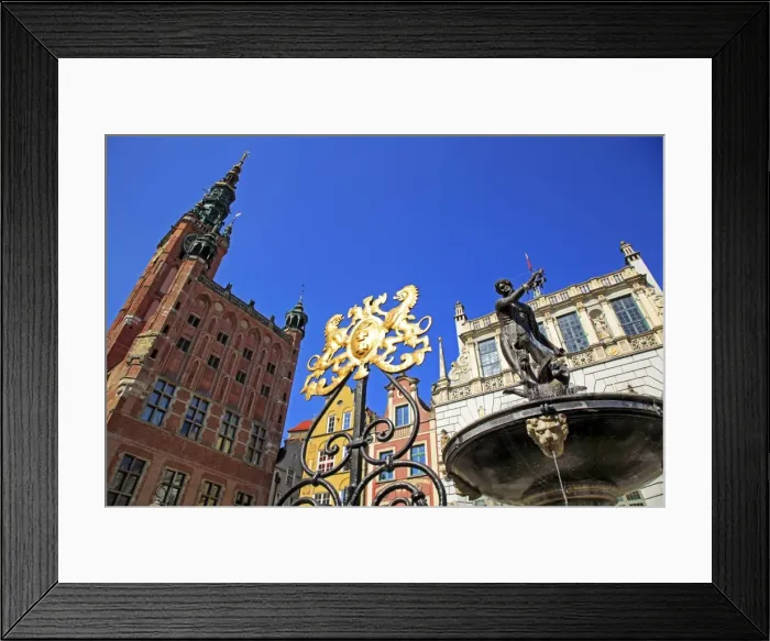 Framed Print : Town Hall of Rechtstadt District on Long Market, Gdansk, Gdansk, Pomerania, Poland Framed Print : Town Hall of Rechtstadt District on Long Market, Gdansk, Gdansk, Pomerania, Poland