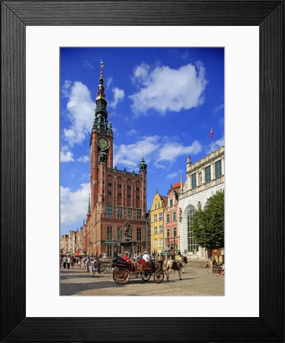 Framed Print : Town Hall of Rechtstadt District on Long Market in Gdansk, Gdansk, Pomerania, Poland Framed Print : Town Hall of Rechtstadt District on Long Market in Gdansk, Gdansk, Pomerania, Poland