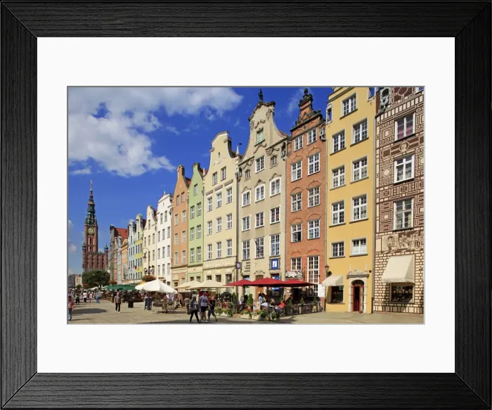 Framed Print : Long Market in Gdansk, Gdansk, Pomerania, Poland, Europe Framed Print : Long Market in Gdansk, Gdansk, Pomerania, Poland, Europe