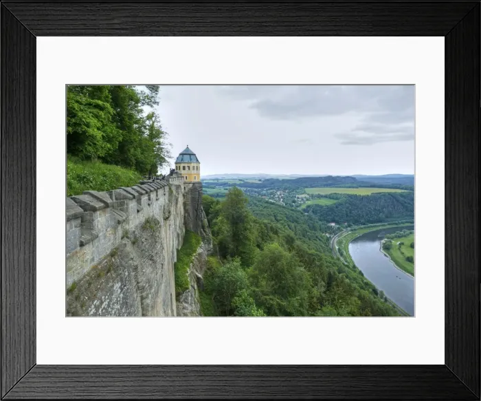 Framed Print : Koenigstein Fortress, Saxon Switzerland, Saxony, Germany, Europe Framed Print : Koenigstein Fortress, Saxon Switzerland, Saxony, Germany, Europe