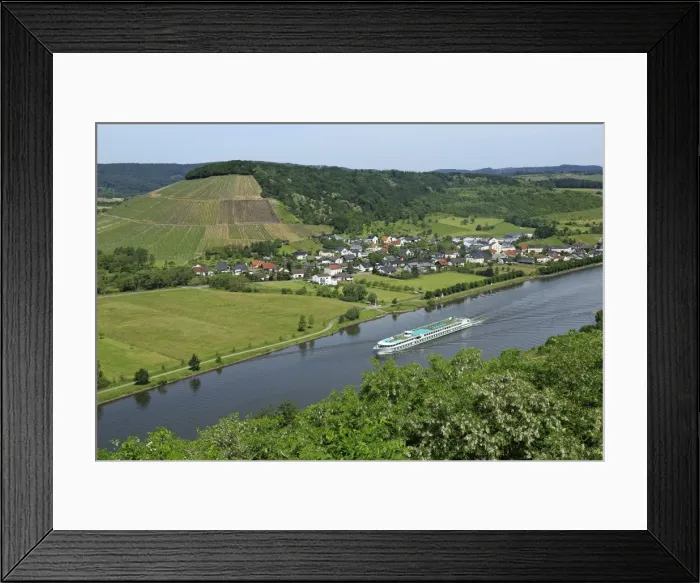 Framed Print : Saar River near Ayl-Biebelhausen, Rhineland-Palatinate, Germany, Europe Framed Print : Saar River near Ayl-Biebelhausen, Rhineland-Palatinate, Germany, Europe