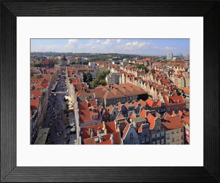 Framed Print : Old Town of Gdansk, Gdansk, Pomerania, Poland, Europe Framed Print : Old Town of Gdansk, Gdansk, Pomerania, Poland, Europe