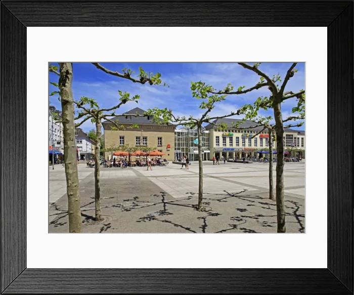Framed Print : Kleiner Markt Square, Saarlouis, Saarland, Germany, Europe Framed Print : Kleiner Markt Square, Saarlouis, Saarland, Germany, Europe