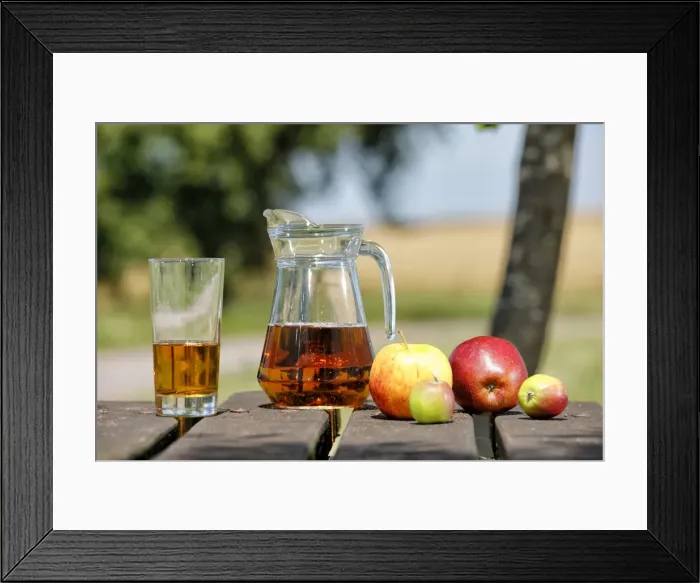 Framed Print : Apples and apple juice, Saargau, Rhineland-Palatinate, Germany, Europe Framed Print : Apples and apple juice, Saargau, Rhineland-Palatinate, Germany, Europe