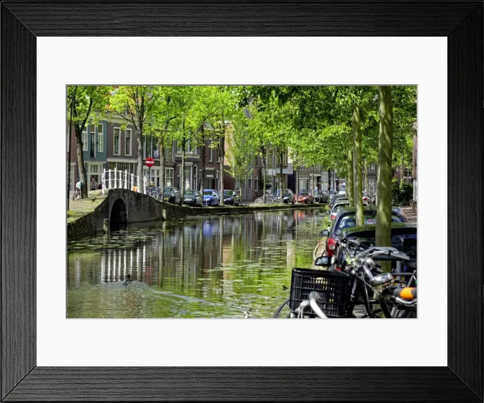 Framed Print : Oosteinde, Delft, South Holland, Netherlands, Europe Framed Print : Oosteinde, Delft, South Holland, Netherlands, Europe
