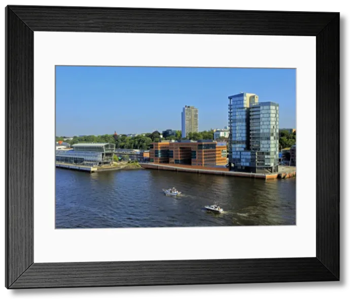 Framed Print : Hafen City, Hamburg, Germany, Europe Framed Print : Hafen City, Hamburg, Germany, Europe
