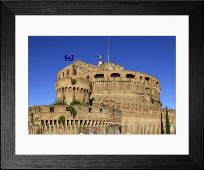 Framed Print : Castel Sant Angelo, UNESCO World Heritage Site, Rome, Lazio, Italy, Europe