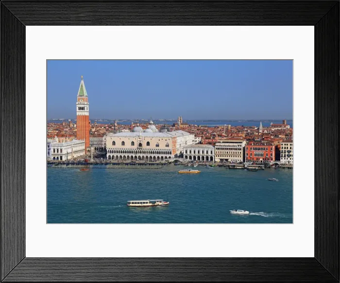 Framed Print : View towards Campanile and Doges Palace, Venice, UNESCO World Heritage Site, Veneto Framed Print : View towards Campanile and Doges Palace, Venice, UNESCO World Heritage Site, Veneto