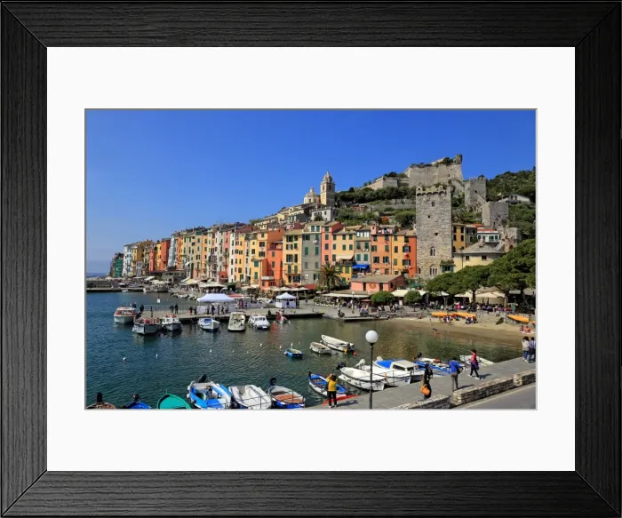 Framed Print : Portovenere, Italian Riviera, UNESCO World Heritage Site, Liguria, Italy, Europe Framed Print : Portovenere, Italian Riviera, UNESCO World Heritage Site, Liguria, Italy, Europe