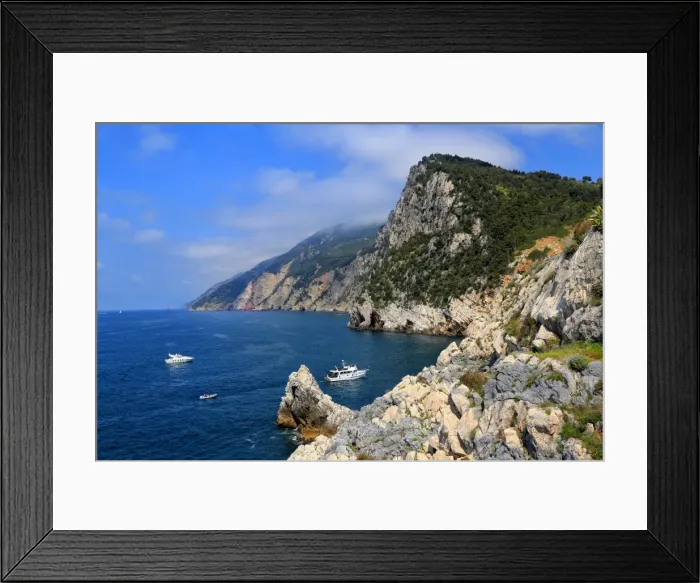Framed Print : Coast near Portovenere, Liguria, Italy, Europe Framed Print : Coast near Portovenere, Liguria, Italy, Europe