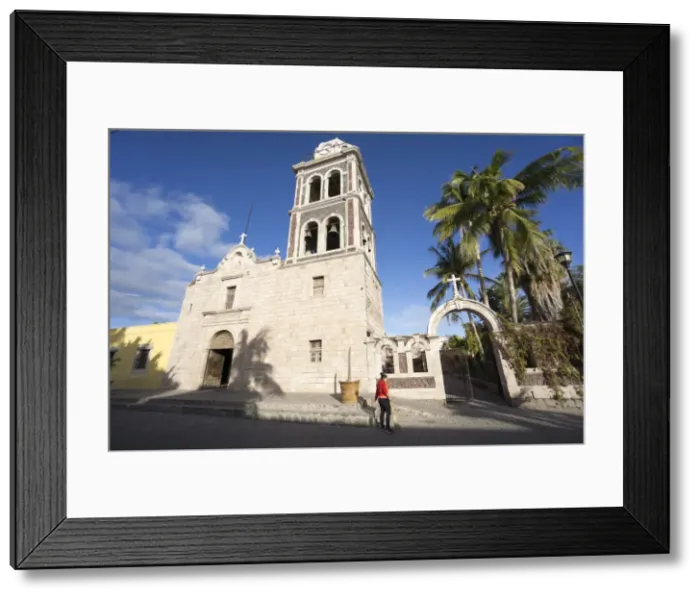 Framed Print : Church la Signora de Loreto 1697, the first Jesuit mission in Baja California, San Loreto Framed Print : Church la Signora de Loreto 1697, the first Jesuit mission in Baja California, San Loreto