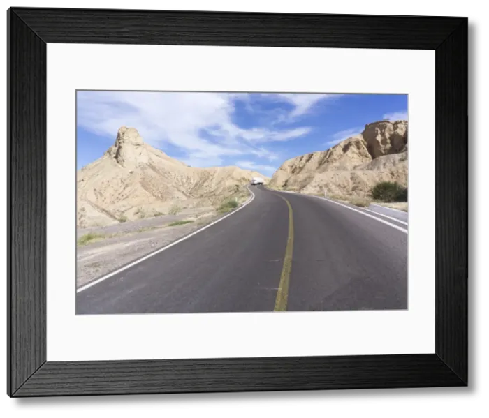 Framed Print : On the road in Baja California, Mexico, North America Framed Print : On the road in Baja California, Mexico, North America