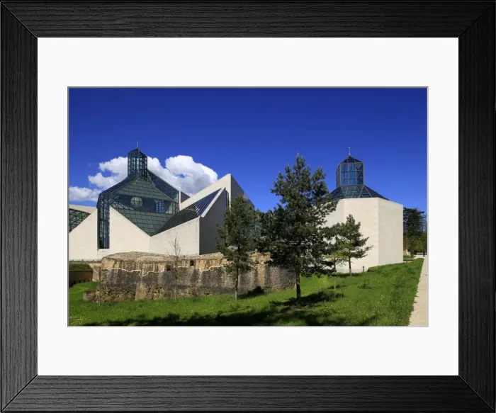 Framed Print : Fort Thuengen with Fortress Museum and Mudam Museum, Luxembourg City, Grand Duchy of Luxembourg Framed Print : Fort Thuengen with Fortress Museum and Mudam Museum, Luxembourg City, Grand Duchy of Luxembourg