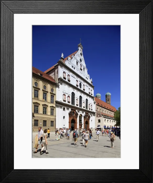 Framed Print : Church St. Michael, Neuhauser Strasse, Munich, Upper Bavaria, Bavaria, Germany, Europe Framed Print : Church St. Michael, Neuhauser Strasse, Munich, Upper Bavaria, Bavaria, Germany, Europe