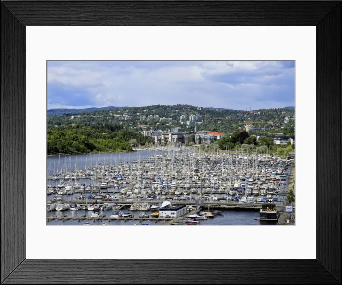 Framed Print : Kongen Marina, Oslo, Norway, Scandinavia, Europe