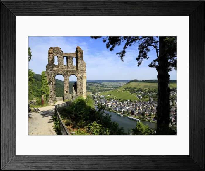 Framed Print : Grevenburg Castle Ruin, Traben-Trabach, Moselle Valley, Rhineland-Palatinate, Germany Framed Print : Grevenburg Castle Ruin, Traben-Trabach, Moselle Valley, Rhineland-Palatinate, Germany