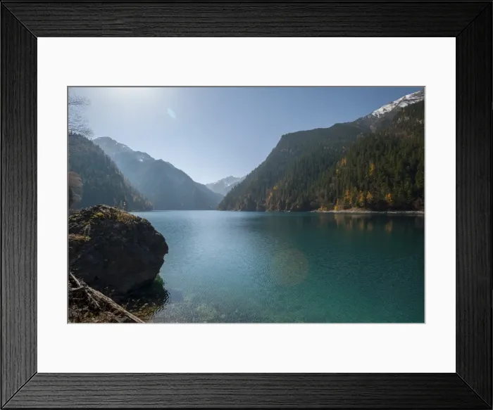Framed Print : Long Lake, Jiuzhaigou (Nine Village Valley), UNESCO World Heritage Site, Sichuan province Framed Print : Long Lake, Jiuzhaigou (Nine Village Valley), UNESCO World Heritage Site, Sichuan province