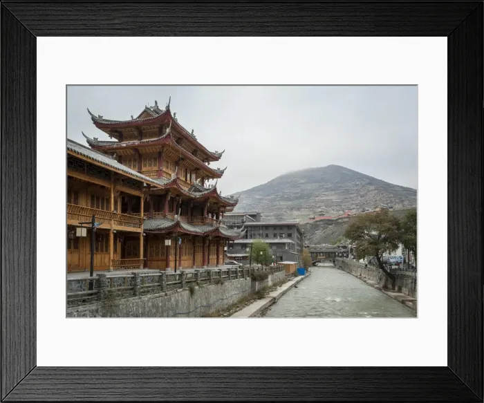 Framed Print : Songpan, Sichuan province, China, Asia Framed Print : Songpan, Sichuan province, China, Asia