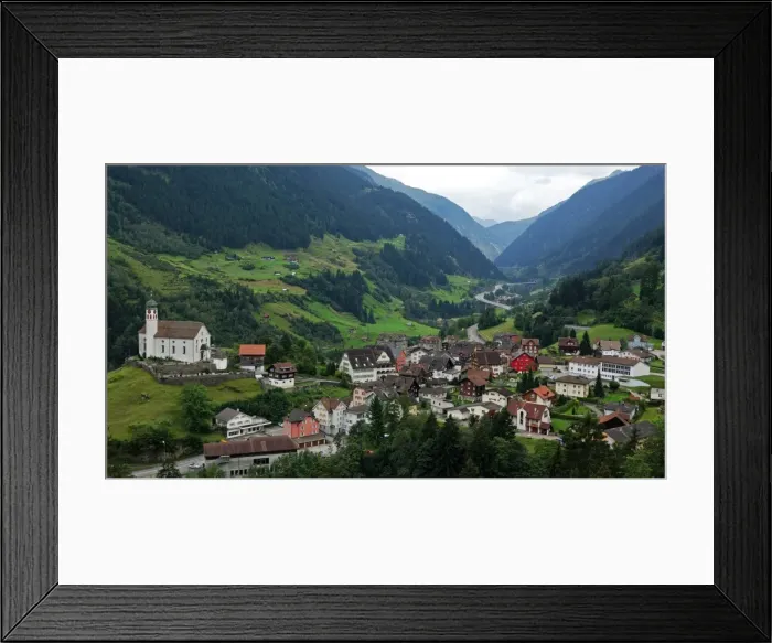 Framed Print : Wassen, Gotthard, Canton of Uri, Swirtzerland, Europe Framed Print : Wassen, Gotthard, Canton of Uri, Swirtzerland, Europe
