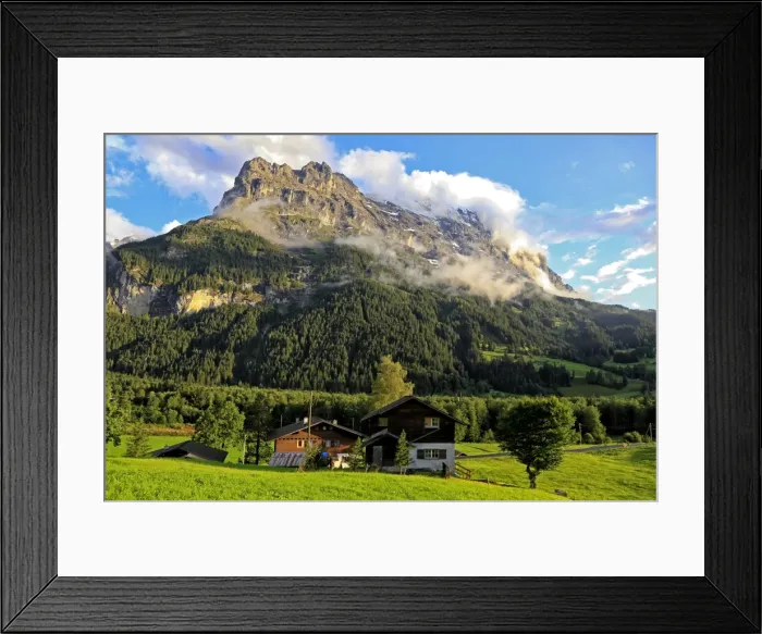 Framed Print : Eiger, Grindelwald, Bernese Oberland, Canton of Bern, Switzerland, Europe Framed Print : Eiger, Grindelwald, Bernese Oberland, Canton of Bern, Switzerland, Europe