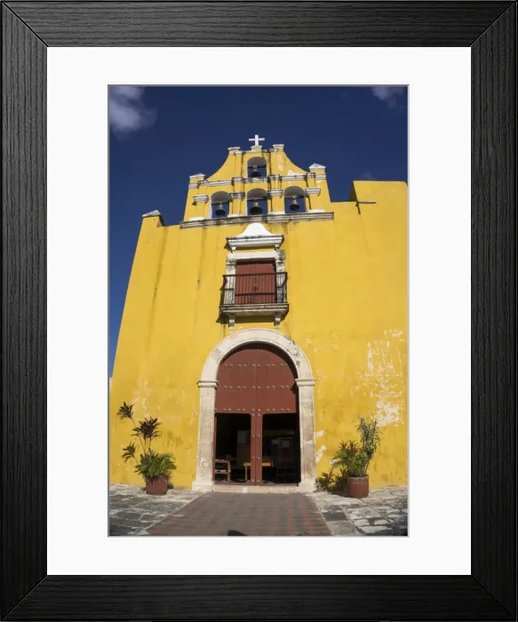 Framed Print : Templo del Dulce Nombre de Jesus, Campeche, UNESCO World Heritage Site, Yucatan, Mexico Framed Print : Templo del Dulce Nombre de Jesus, Campeche, UNESCO World Heritage Site, Yucatan, Mexico