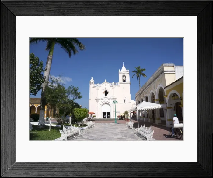 Framed Print : Eglesia San Miguelito, Tlacotalpan, UNESCO World Heritage Site, Mexico, North America