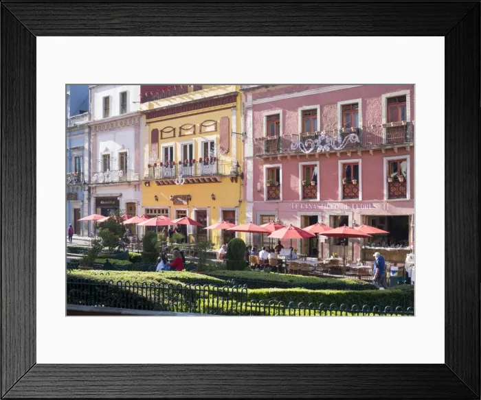 Framed Print : View of town centre, Guanajuato, Mexico, North America Framed Print : View of town centre, Guanajuato, Mexico, North America