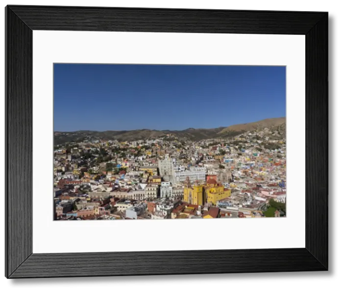 Framed Print : Town view from funicular, Guanajuato, UNESCO World Heritage Site, Mexico, North America Framed Print : Town view from funicular, Guanajuato, UNESCO World Heritage Site, Mexico, North America
