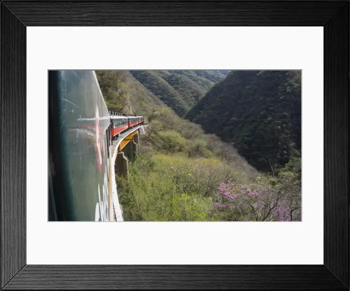 Framed Print : The El Chepe railway from Fuerte to Creel along the Copper canyon, Mexico, North America Framed Print : The El Chepe railway from Fuerte to Creel along the Copper canyon, Mexico, North America