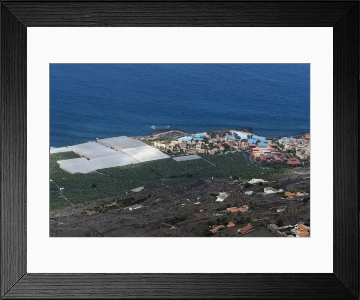Framed Print : Banana plantations, El Remo, La Palma Island, Canary Islands, Spain, Atlantic, Europe Framed Print : Banana plantations, El Remo, La Palma Island, Canary Islands, Spain, Atlantic, Europe