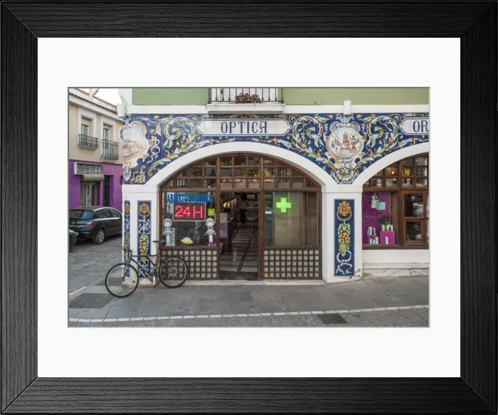 Framed Print : Tiled Pharmacy in Zafra, Badajoz, Extremadura, Spain, Europe Framed Print : Tiled Pharmacy in Zafra, Badajoz, Extremadura, Spain, Europe