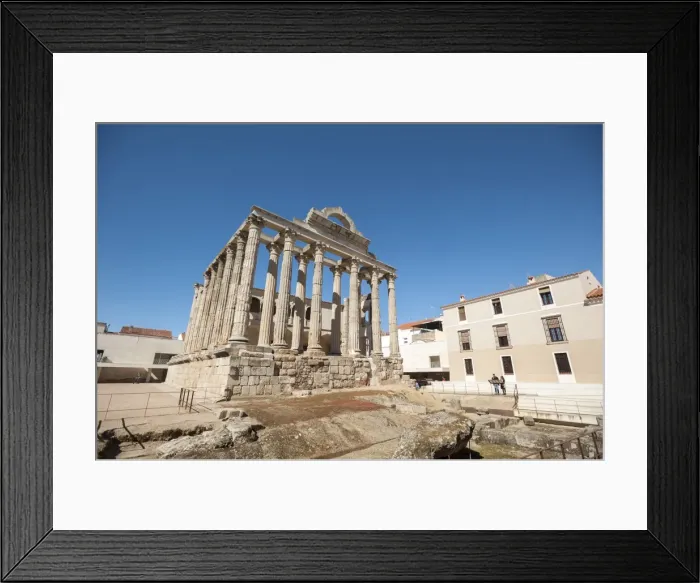 Framed Print : Temple of Diana in Merida, Badajoz, Extremadura, Spain, Europe Framed Print : Temple of Diana in Merida, Badajoz, Extremadura, Spain, Europe