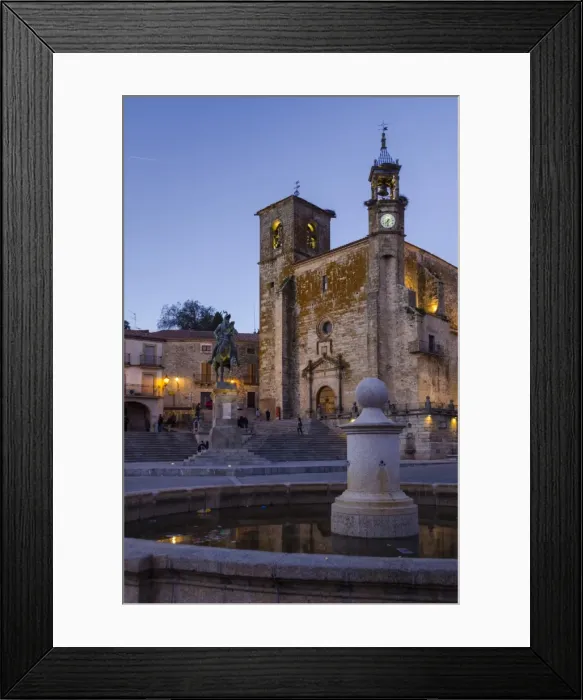 Framed Print : Church of San Martin, Trujillo, Caceres, Extremadura, Spain, Europe Framed Print : Church of San Martin, Trujillo, Caceres, Extremadura, Spain, Europe