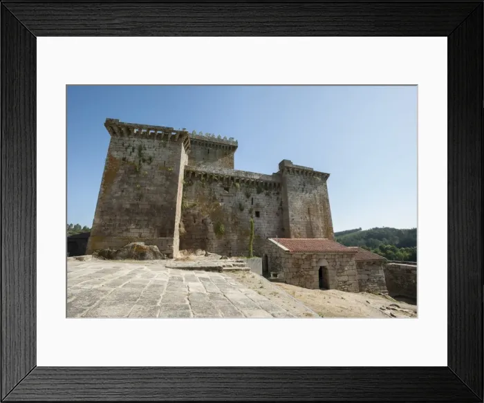 Framed Print : Castle of Pambre, Palas de Rei, Lugo, Galicia, Spain, Europe Framed Print : Castle of Pambre, Palas de Rei, Lugo, Galicia, Spain, Europe