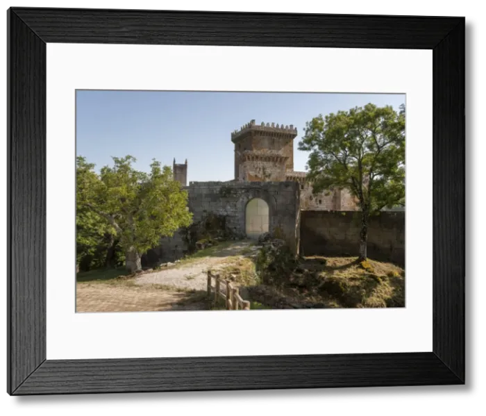 Framed Print : Castle of Pambre, Palas de Rei, Lugo, Galicia, Spain, Europe Framed Print : Castle of Pambre, Palas de Rei, Lugo, Galicia, Spain, Europe