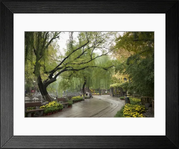 Framed Print : Baotu Spring Park, Jinan, Shandong province, China, Asia Framed Print : Baotu Spring Park, Jinan, Shandong province, China, Asia