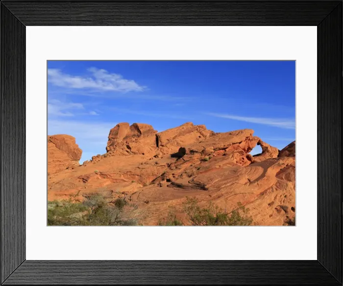 Framed Print : Natural Arch, Valley of Fire State Park, Overton, Nevada, United States of America Framed Print : Natural Arch, Valley of Fire State Park, Overton, Nevada, United States of America
